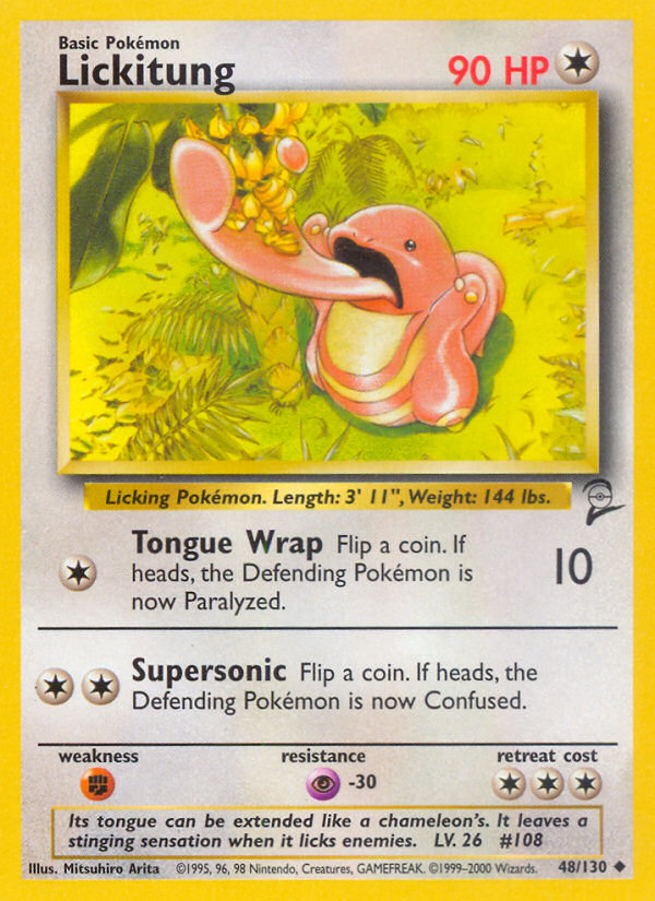 Lickitung — Base Set 2 #048 / 130