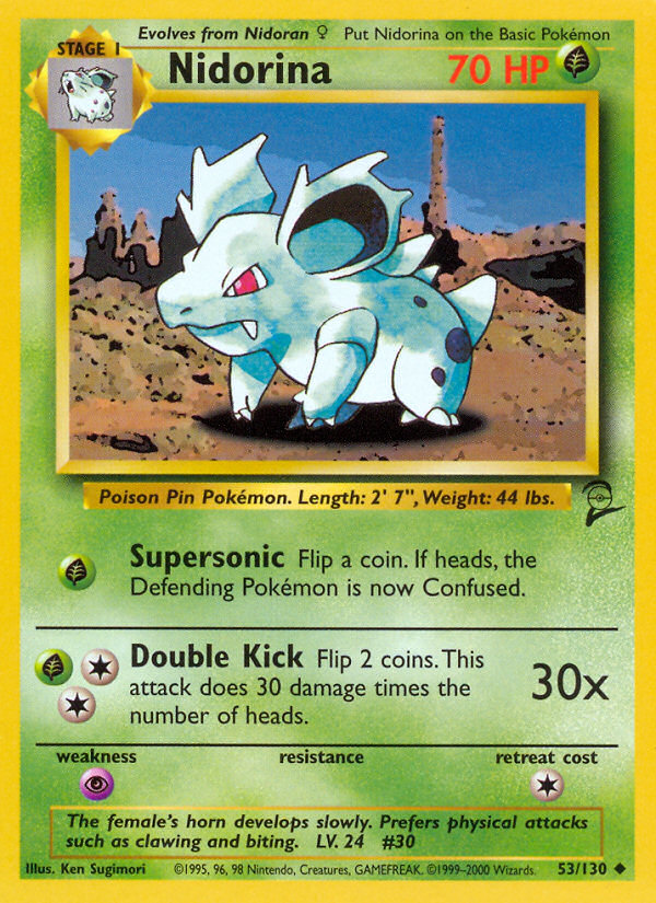Nidorina — Base Set 2 #053 / 130