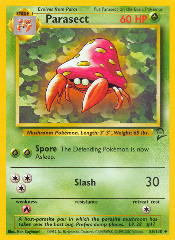 Parasect — Base Set 2 #055 / 130