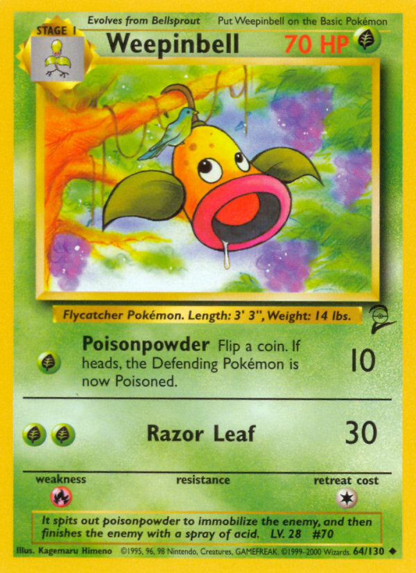 Weepinbell — Base Set 2 #064 / 130