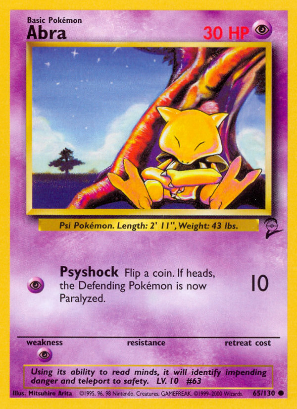 Abra — Base Set 2 #065 / 130