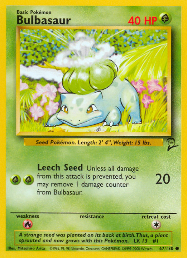 Bulbasaur — Base Set 2 #067 / 130