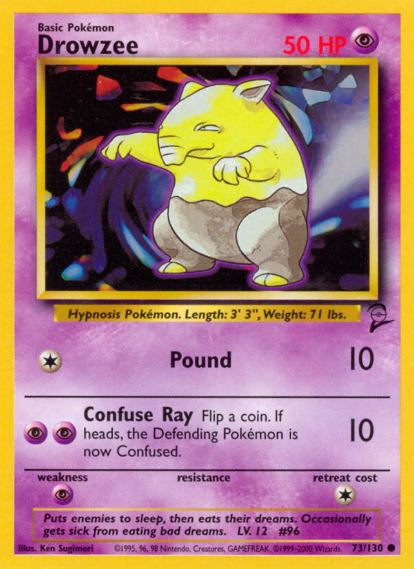 Drowzee — Base Set 2 #073 / 130