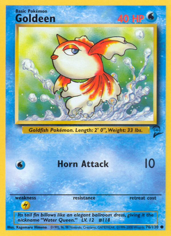 Goldeen — Base Set 2 #076 / 130