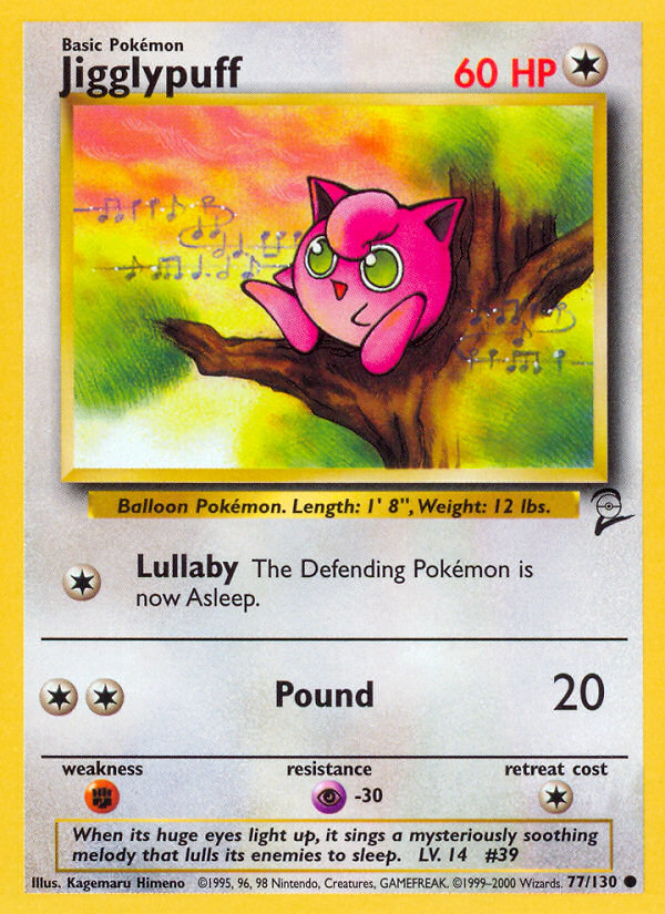 Jigglypuff — Base Set 2 #077 / 130