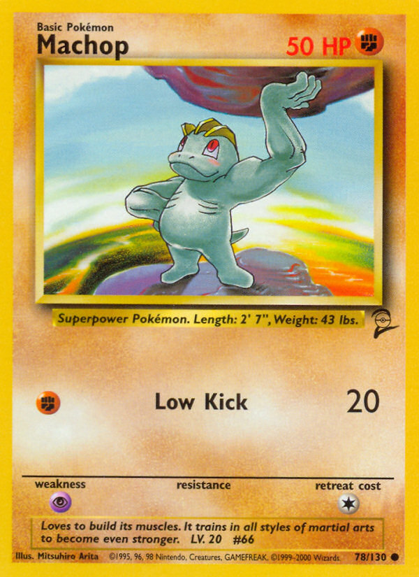 Machop — Base Set 2 #078 / 130