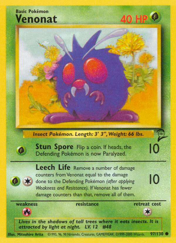 Venonat — Base Set 2 #097 / 130