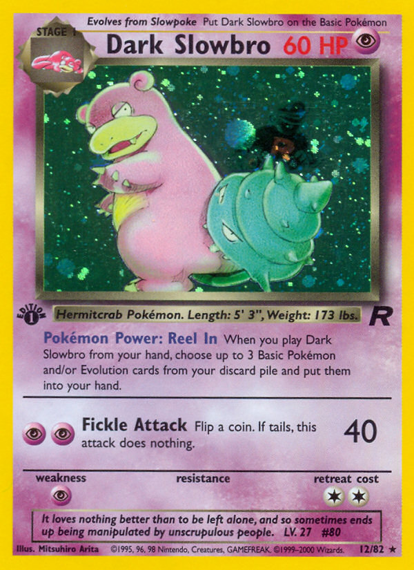 Dark Slowbro — Team Rocket #012 / 82
