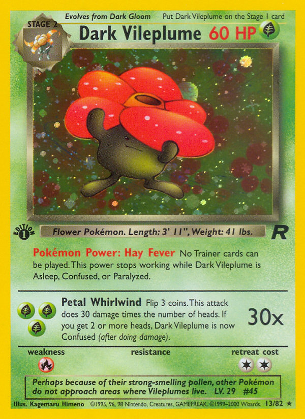 Dark Vileplume — Team Rocket #013 / 82