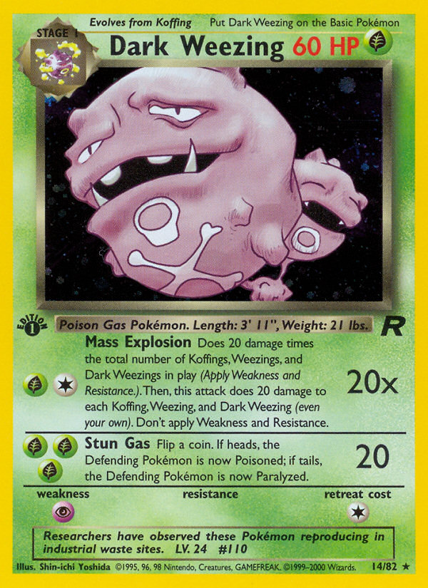 Dark Weezing — Team Rocket #014 / 82