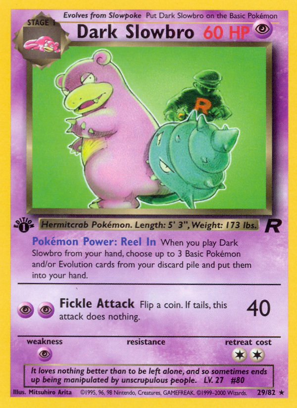 Dark Slowbro — Team Rocket #029 / 82