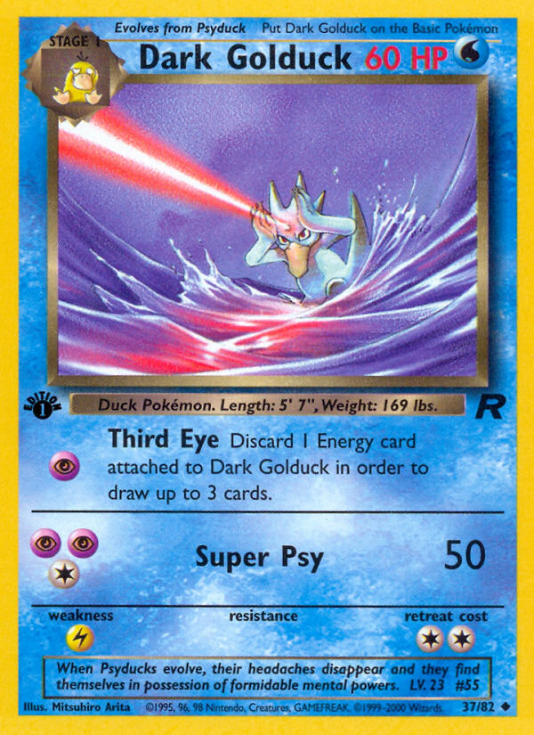 Dark Golduck — Team Rocket #037 / 82