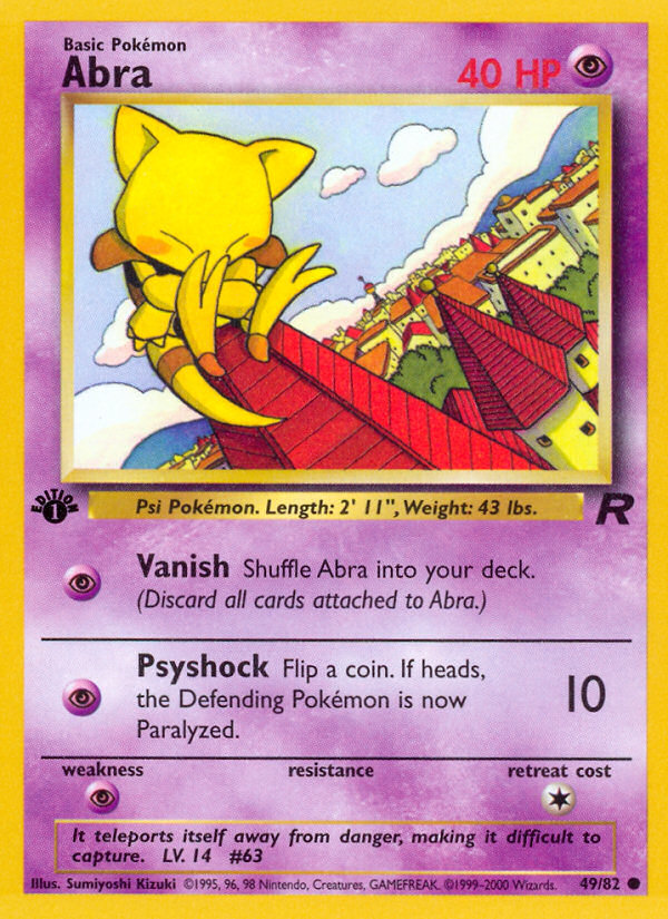 Abra — Team Rocket #049 / 82