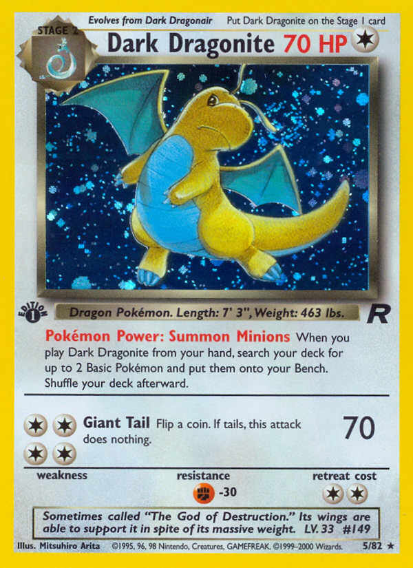 Dark Dragonite — Team Rocket #005 / 82