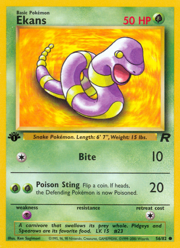 Ekans — Team Rocket #056 / 82