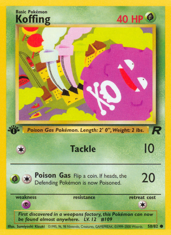 Koffing — Team Rocket #058 / 82