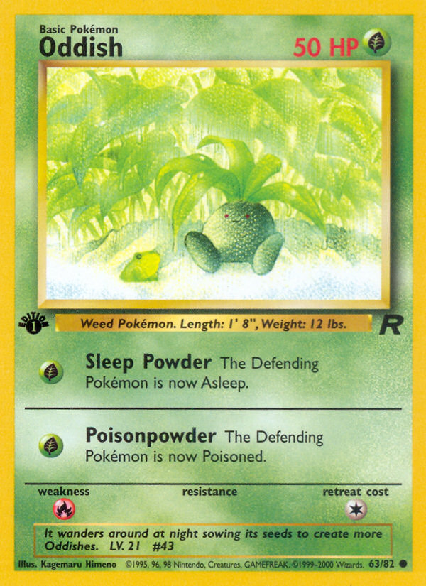 Oddish — Team Rocket #063 / 82