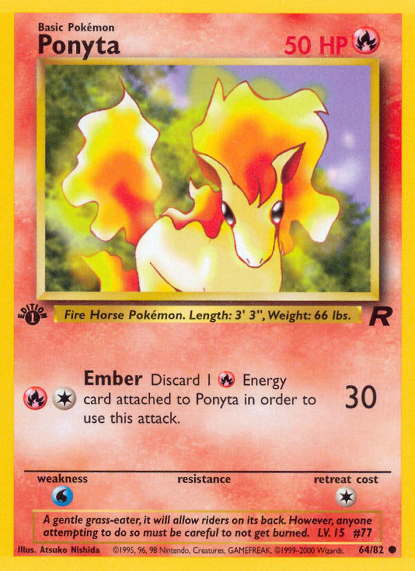 Ponyta — Team Rocket #064 / 82