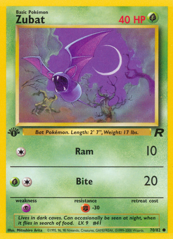 Zubat — Team Rocket #070 / 82