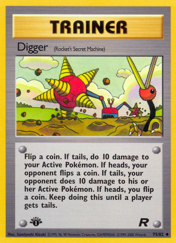 Digger — Team Rocket #075 / 82