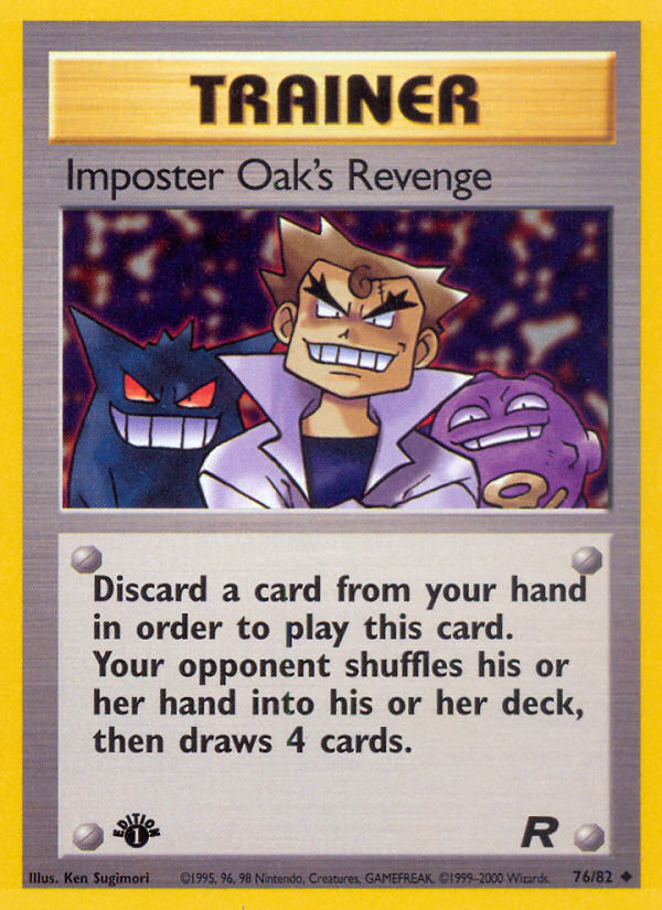 Imposter Oak's Revenge — Team Rocket #076 / 82