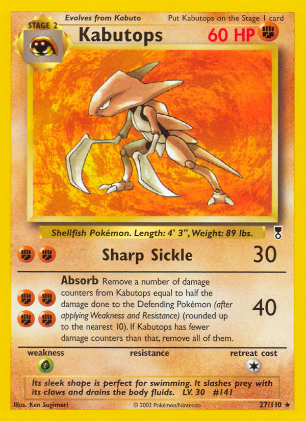Kabutops — Legendary Collection #027 / 110