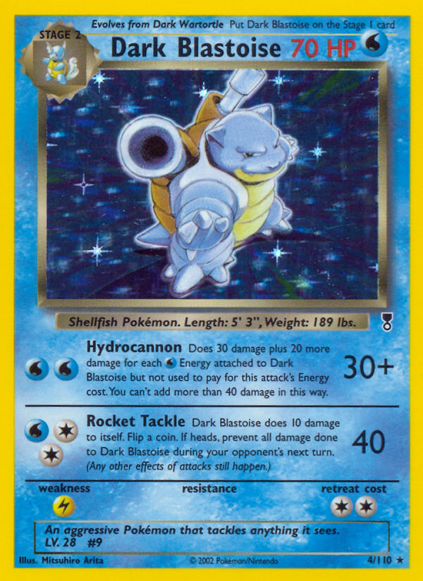 Dark Blastoise — Legendary Collection #004 / 110