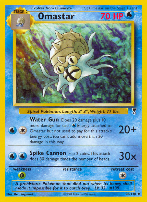 Omastar — Legendary Collection #058 / 110
