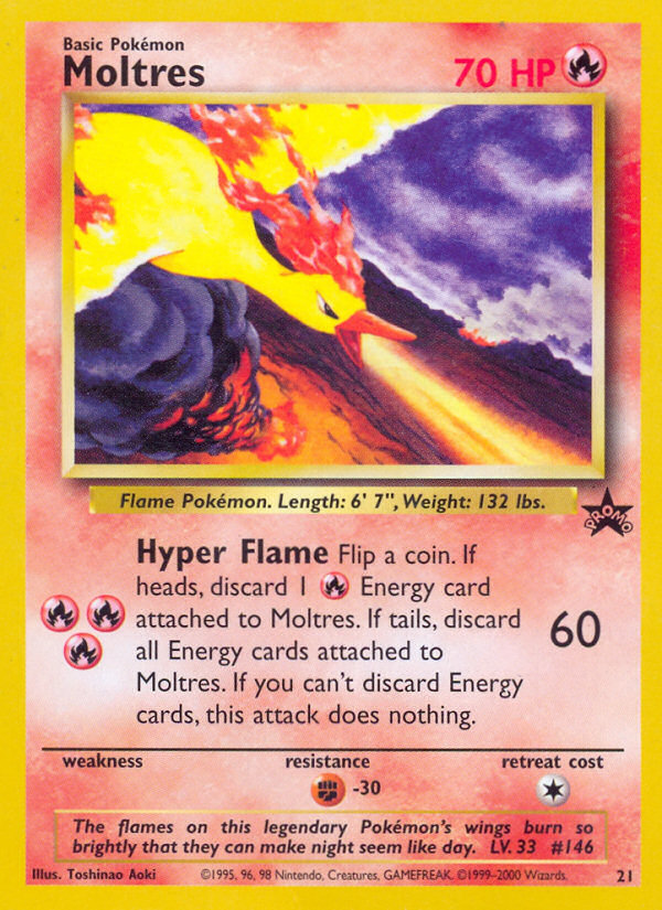 Moltres — Wizards Black Star Promos #021 / 53