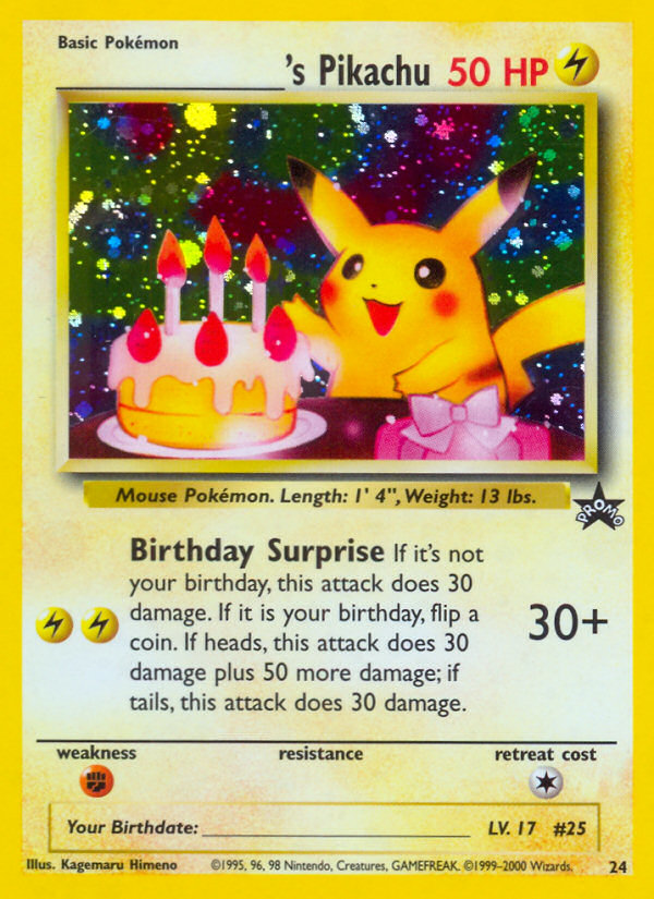 _____'s Pikachu — Wizards Black Star Promos #024 / 53