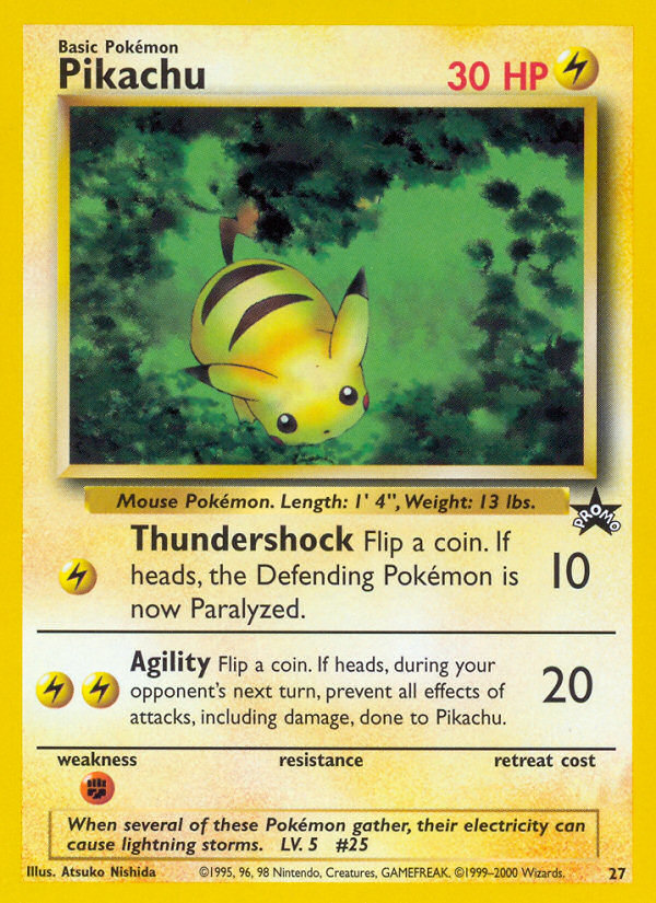 Pikachu — Wizards Black Star Promos #027 / 53