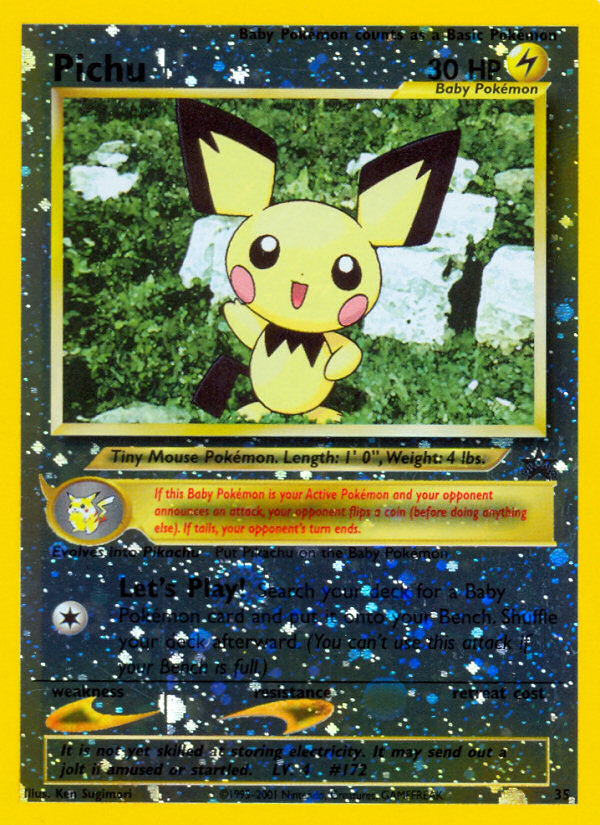 Pichu — Wizards Black Star Promos #035 / 53