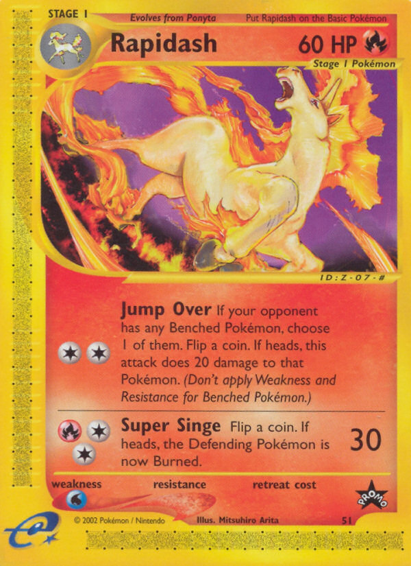 Rapidash — Wizards Black Star Promos #051 / 53