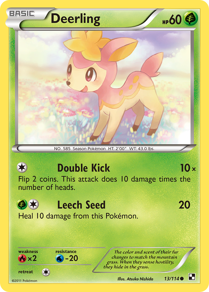 Deerling — Black & White #013 / 114