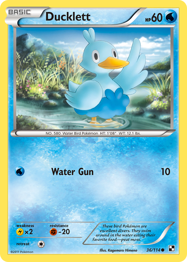 Ducklett — Black & White #036 / 114