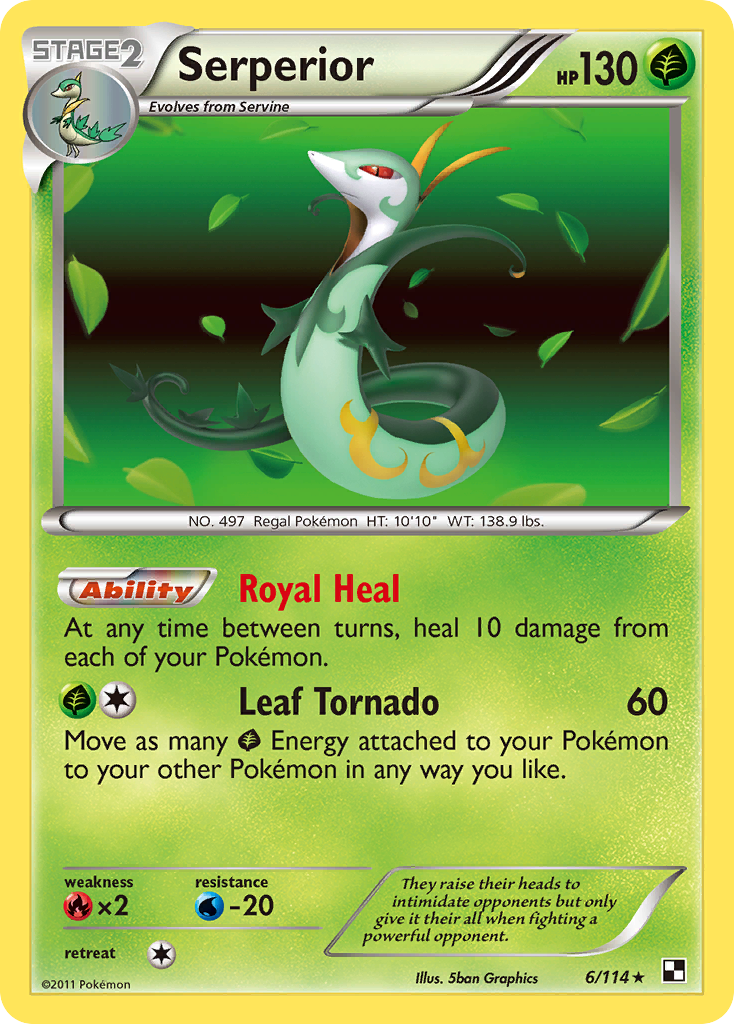 Serperior — Black & White #006 / 114