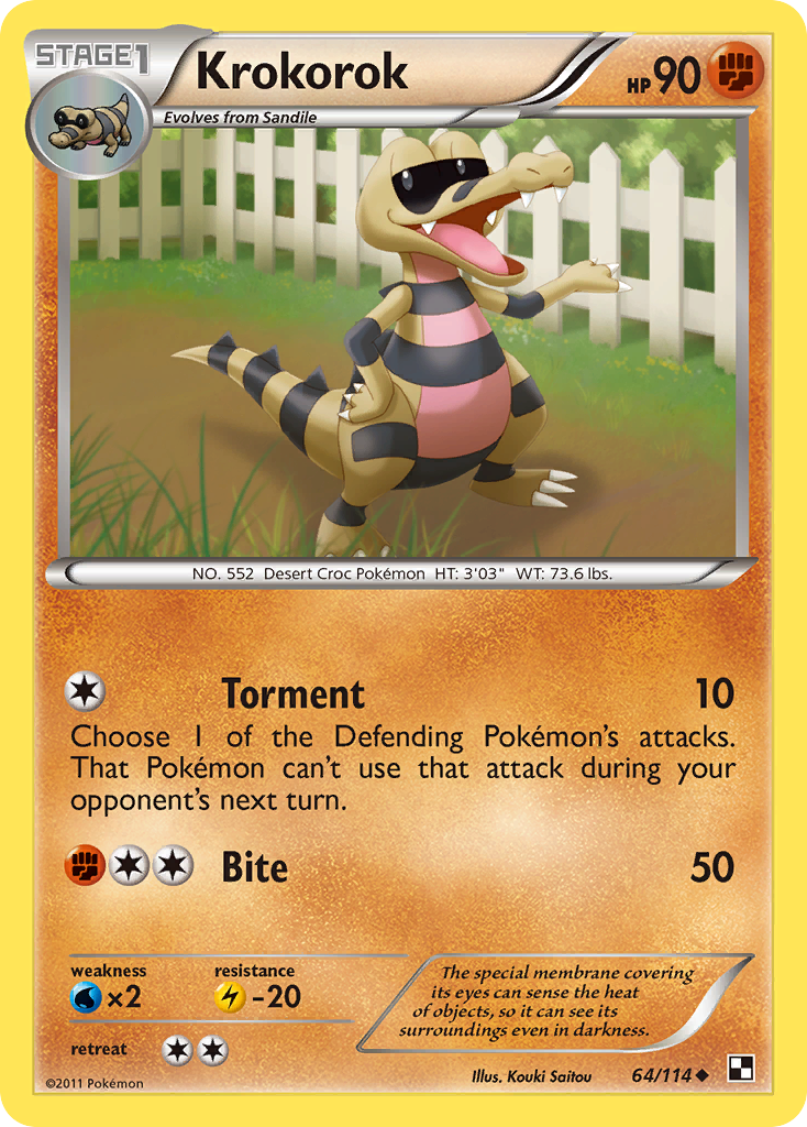 Krokorok — Black & White #064 / 114