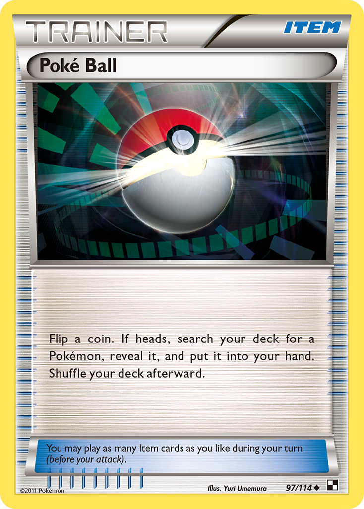 Poké Ball — Black & White #097 / 114