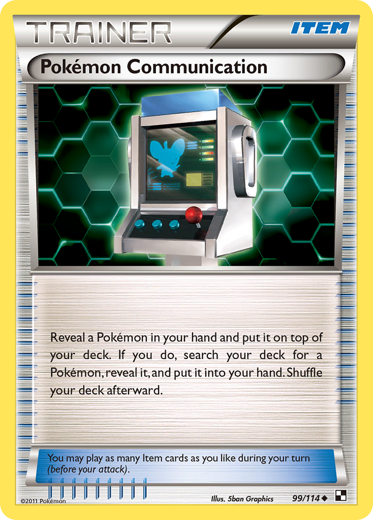 Pokémon Communication — Black & White #099 / 114