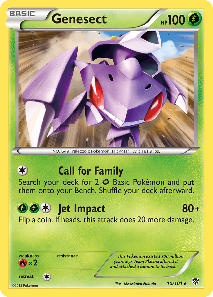 Genesect — Plasma Blast #010 / 101