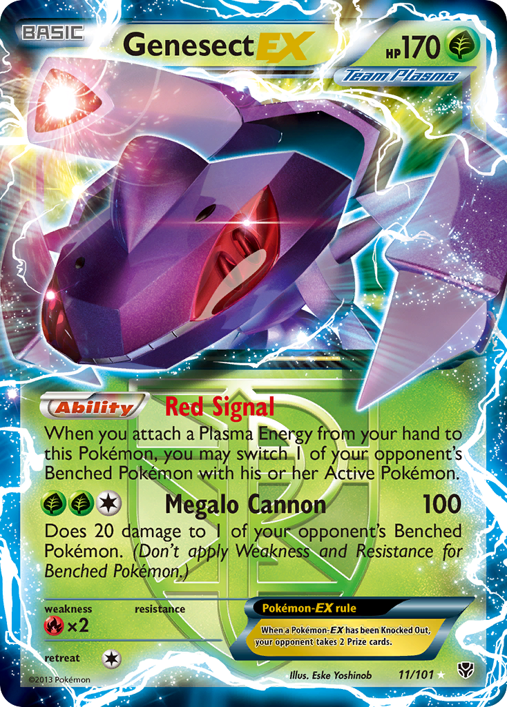 Genesect-EX — Plasma Blast #011 / 101