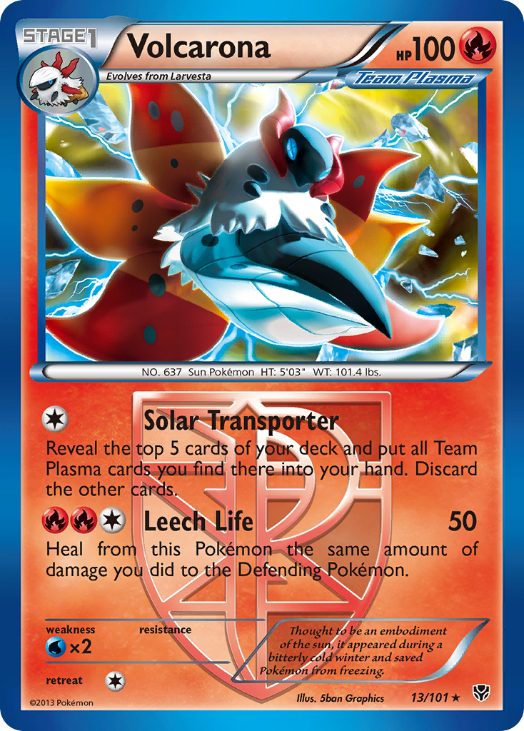 Volcarona — Plasma Blast #013 / 101