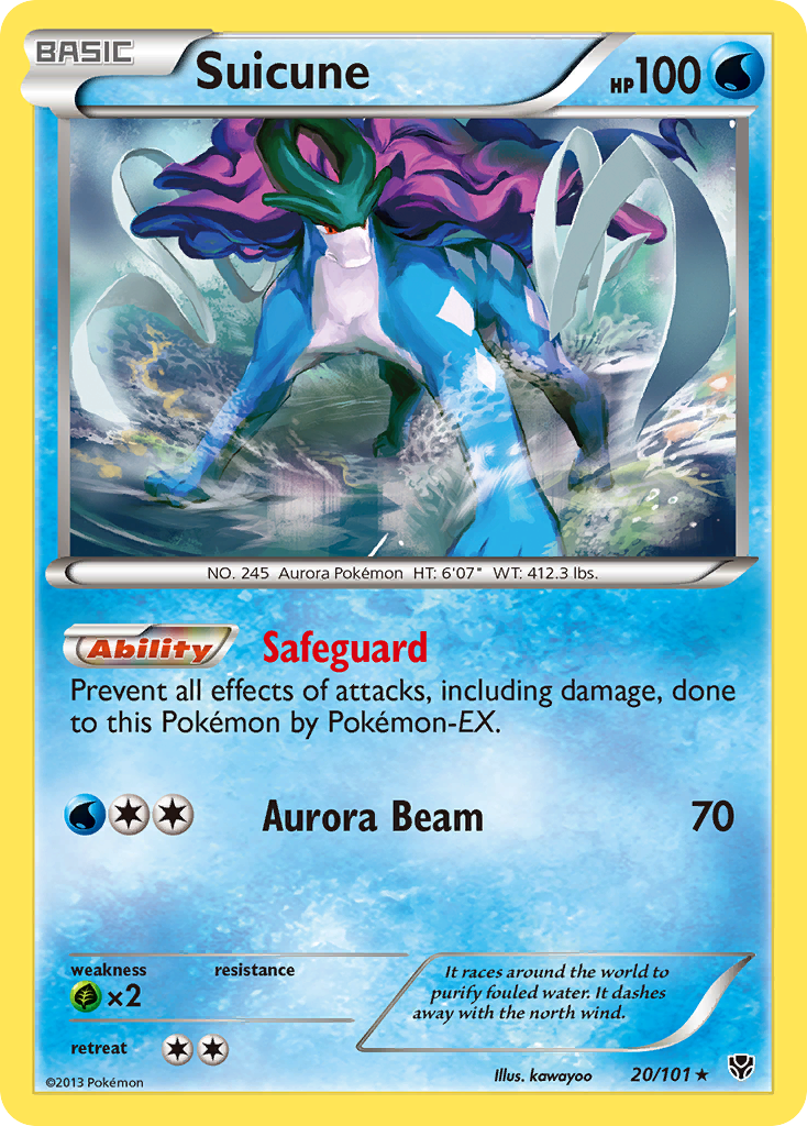 Suicune — Plasma Blast #020 / 101