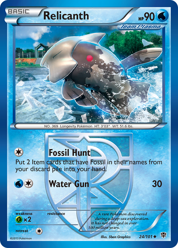 Relicanth — Plasma Blast #024 / 101
