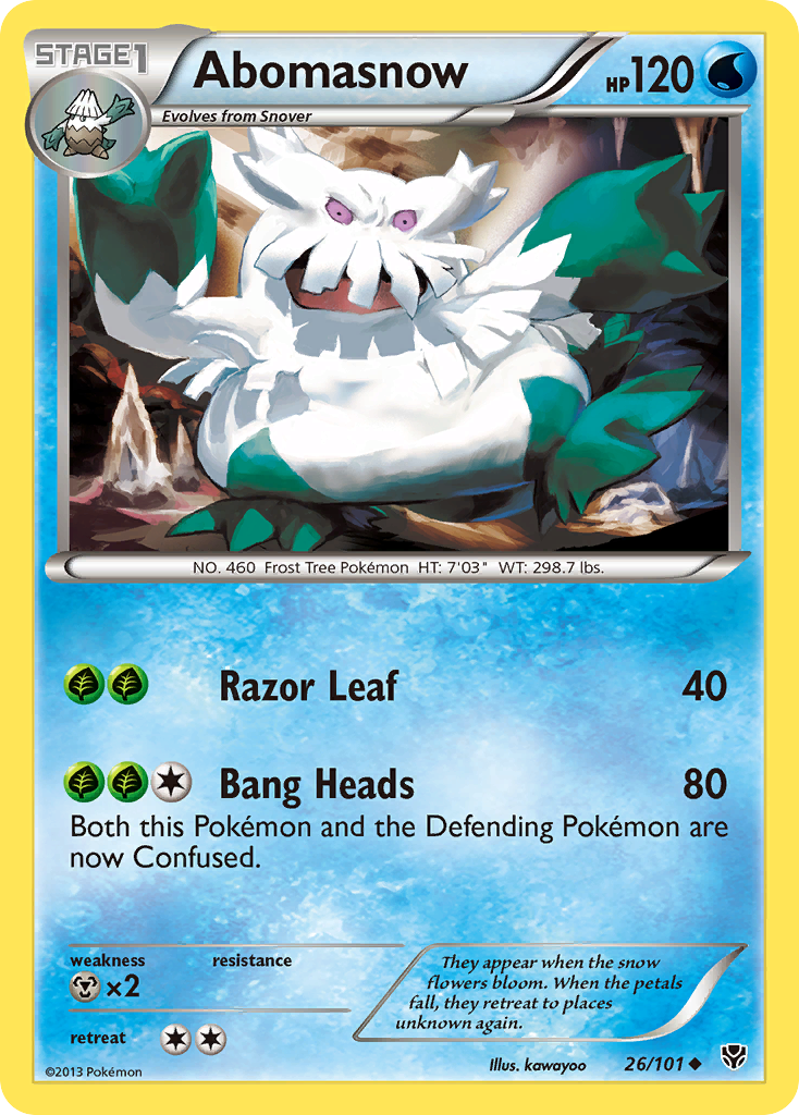 Abomasnow — Plasma Blast #026 / 101