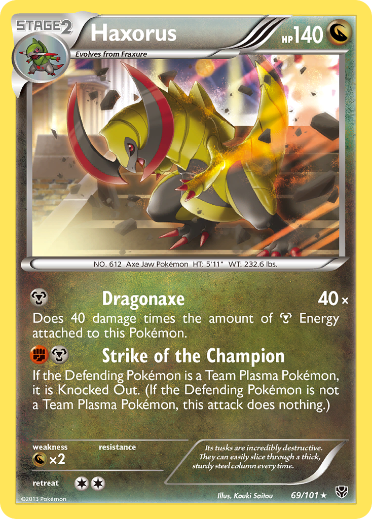 Haxorus — Plasma Blast #069 / 101