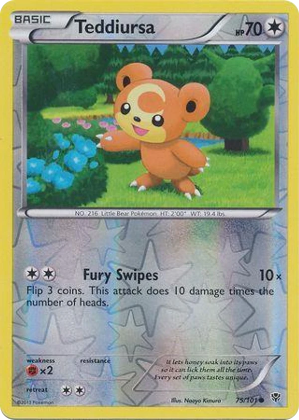 Teddiursa — Plasma Blast #075 / 101