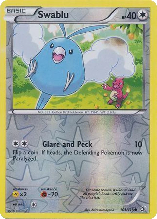 Swablu — Legendary Treasures #103 / 113