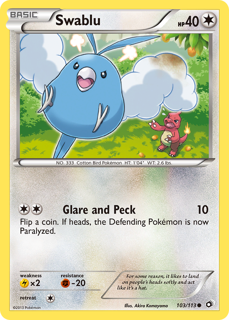 Swablu — Legendary Treasures #103 / 113