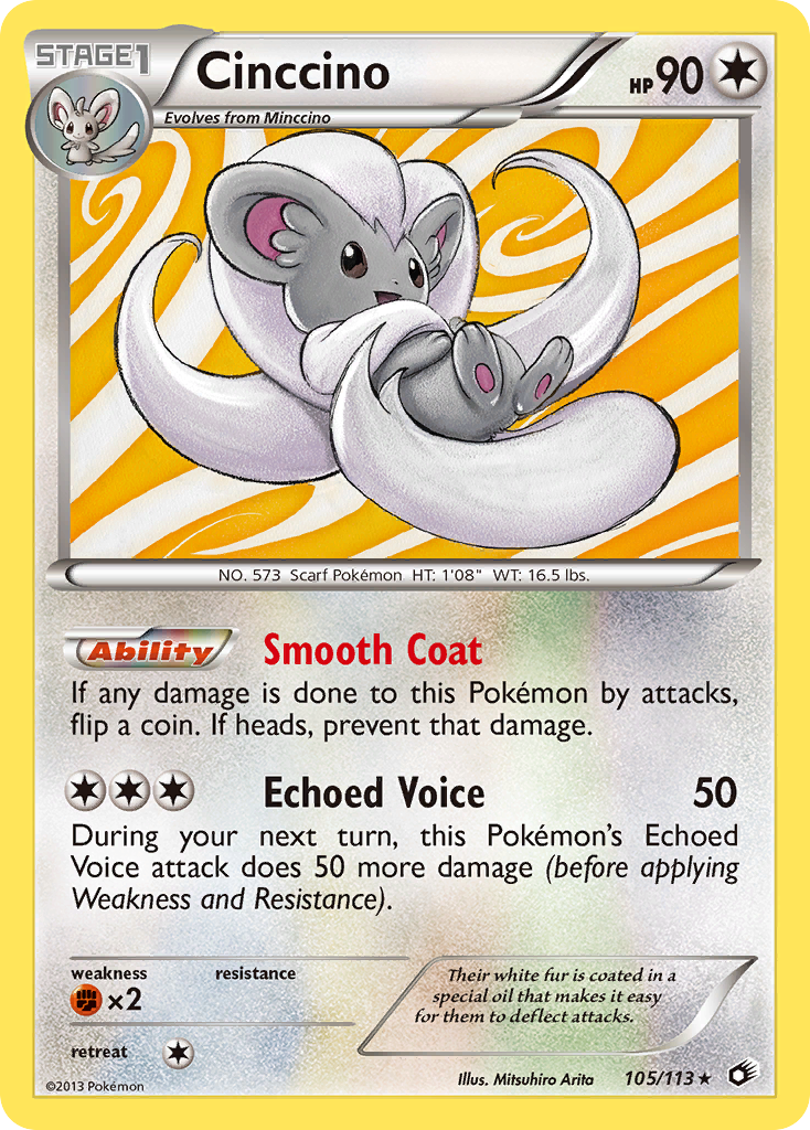 Cinccino — Legendary Treasures #105 / 113